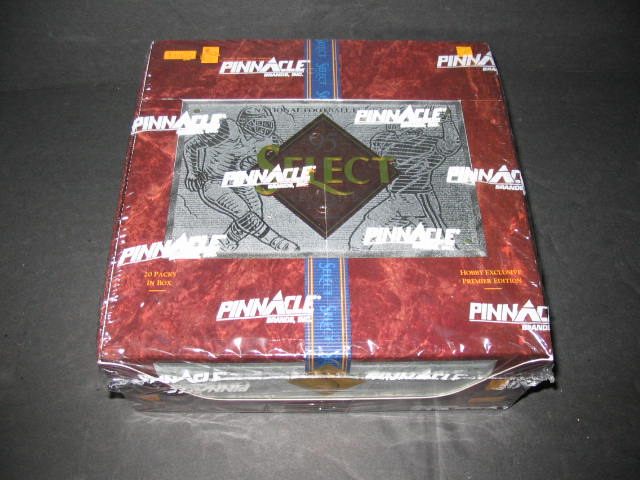 1995 Pinnacle Select Certified Football Box