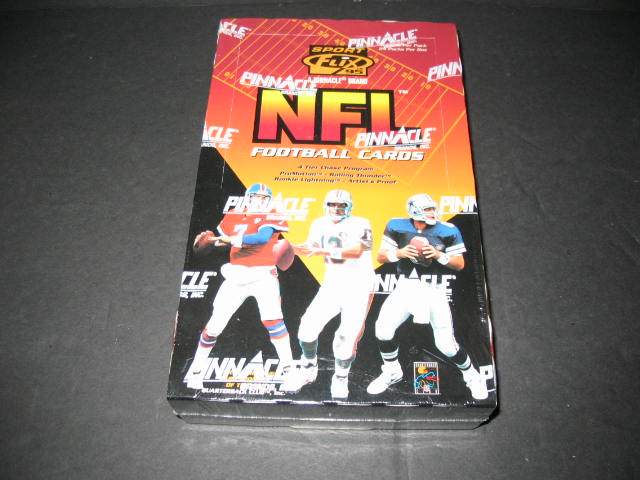 1995 Pinnacle Sportflix Football Box