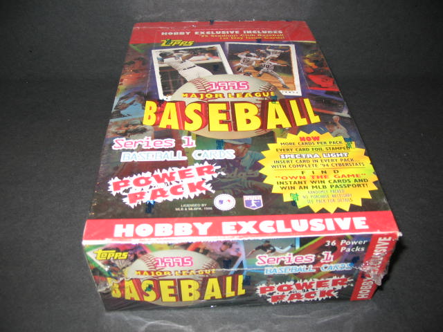 1995 Topps Baseball Series 1 Box (Hobby)