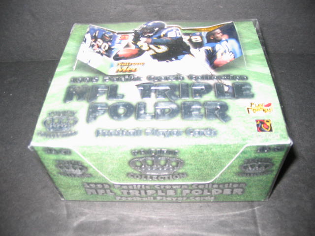 1995 Pacific Triple Folder Football Box