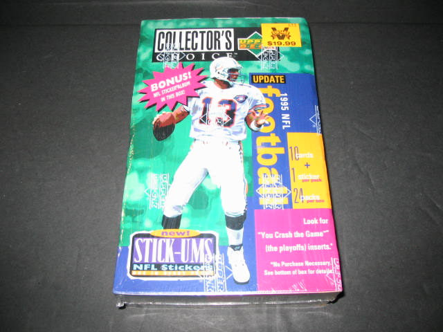 1995 Upper Deck Collector's Choice Football Update Box (24/10)