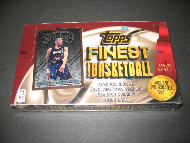 1996/97 Topps Finest Basketball Series 1 Box (Hobby) (24/6)