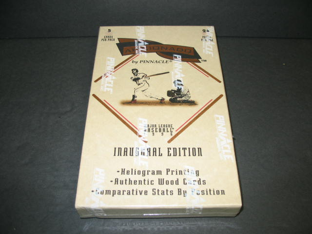 1996 Pinnacle Aficionado Baseball Box