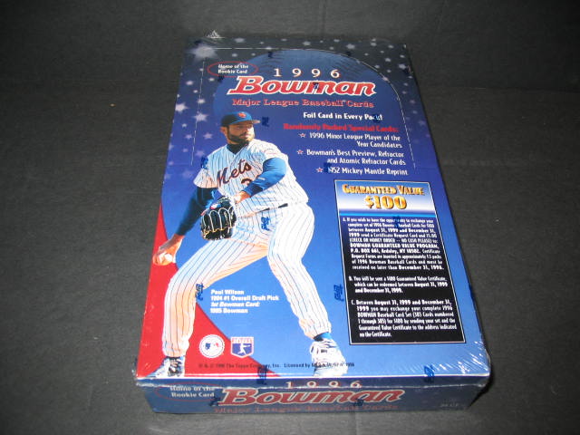 1996 Bowman Baseball Box (Hobby)