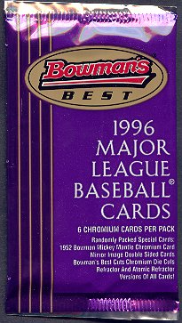 1996 Bowman's Best Baseball Unopened Pack (6)