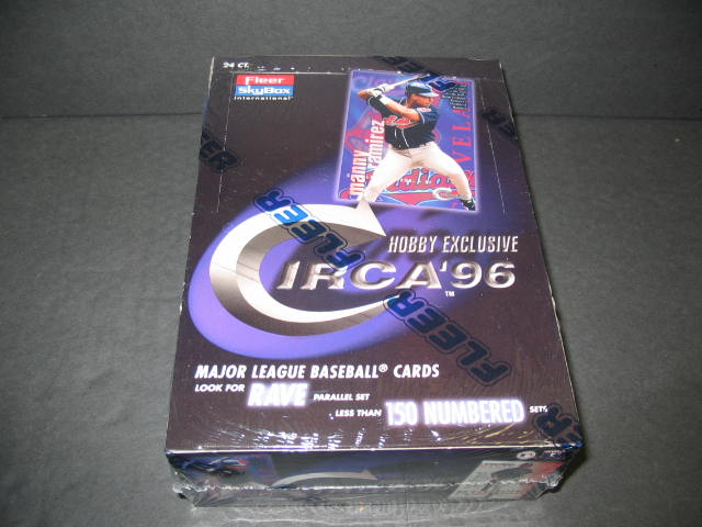 1996 Fleer Circa Baseball Box (Hobby)