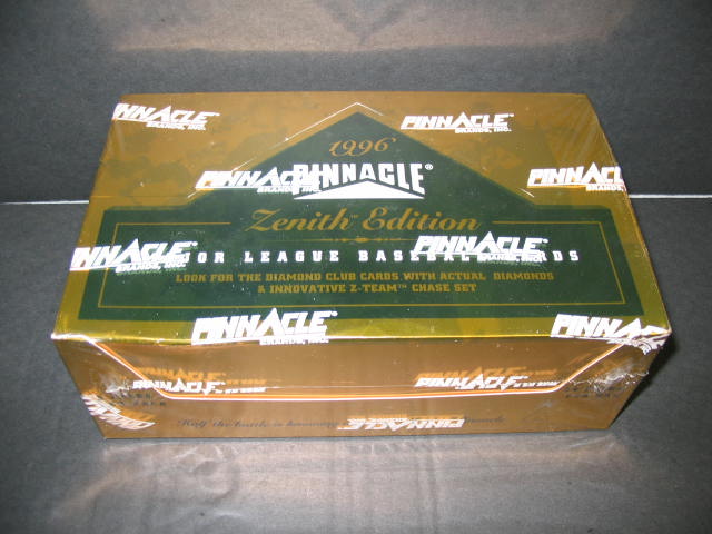 1996 Pinnacle Zenith Baseball Box