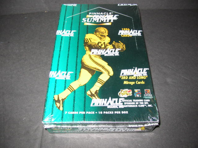 1996 Pinnacle Summit Football Box