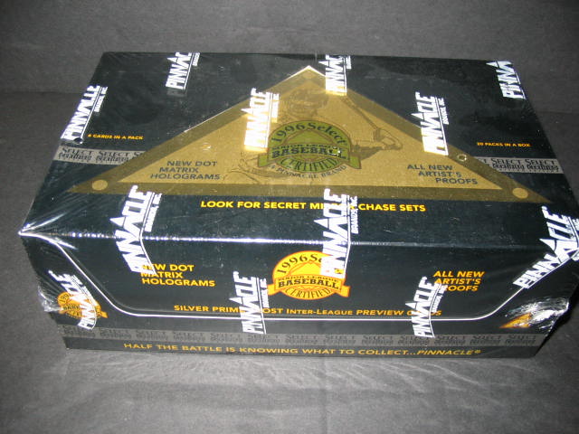 1996 Pinnacle Select Certified Baseball Box (Hobby)