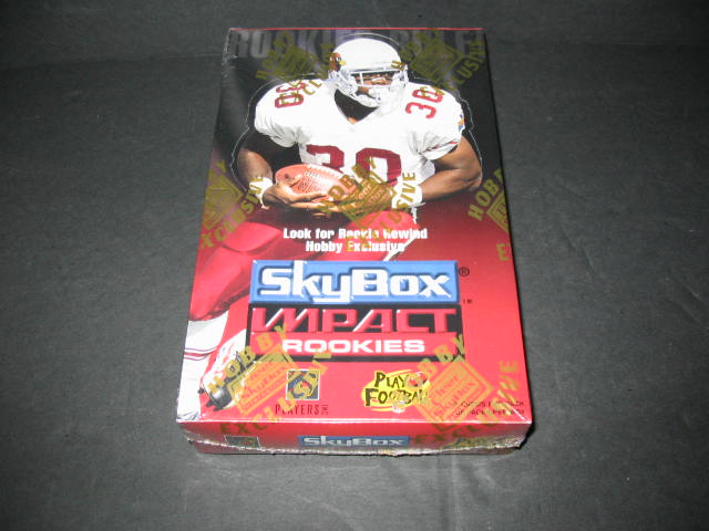 1996 Skybox Impact Rookies Football Box (Hobby)