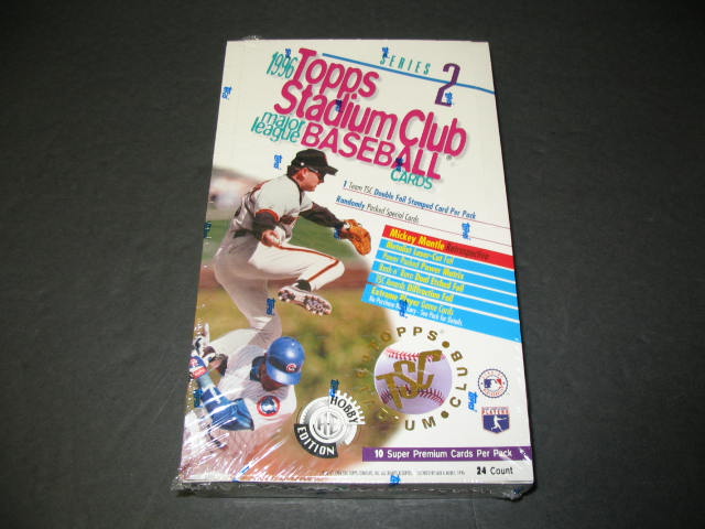 1996 Topps Stadium Club Baseball Series 2 Box (Hobby) (24/10)