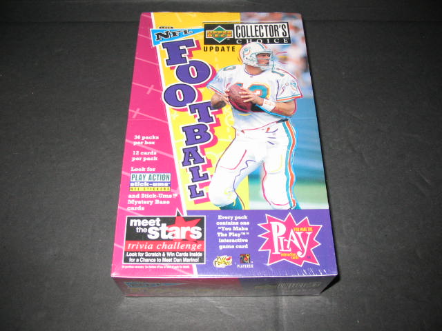 1996 Upper Deck Collector's Choice Football Update Box (36/12)