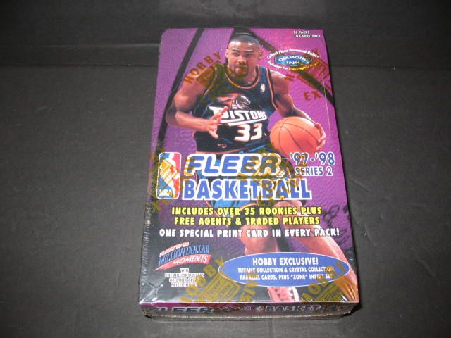 1997/98 Fleer Basketball Series 2 Box (Hobby)