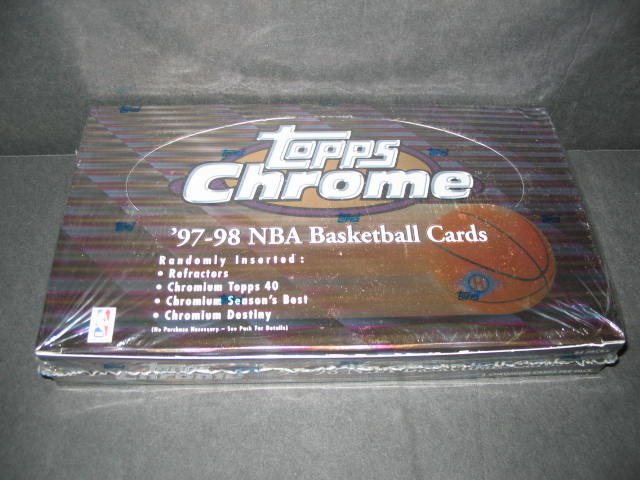 1997/98 Topps Chrome Basketball Box (Hobby)