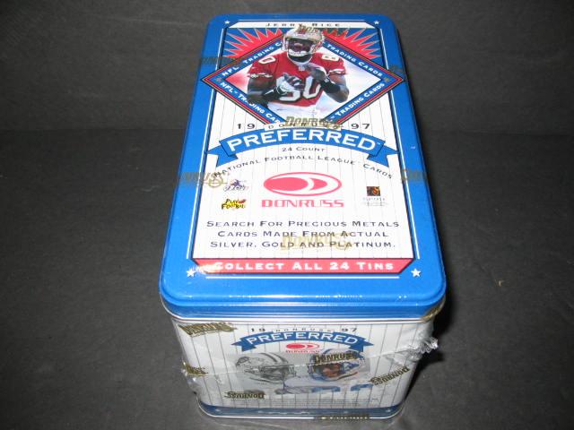 1997 Donruss Preferred Football Box (Tin)