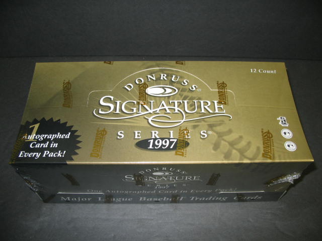 1997 Donruss Signature Series A Baseball Box