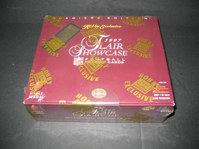 1997 Fleer Flair Showcase Football Box (Hobby)