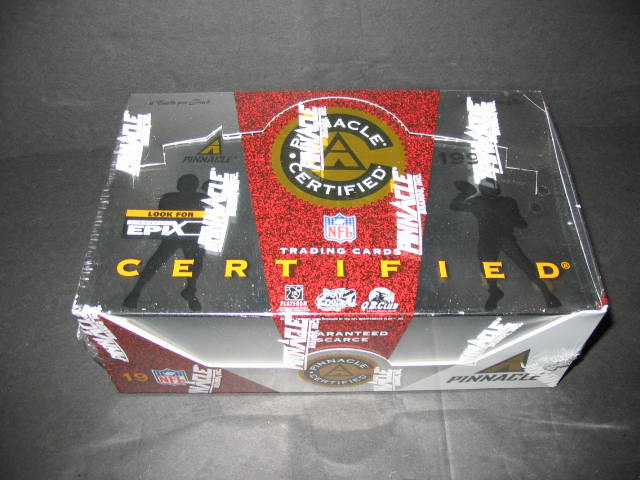 1997 Pinnacle Certified Football Box (Hobby) (20/6)
