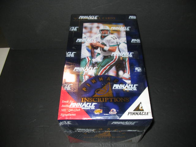 1997 Pinnacle Inscriptions Football Box