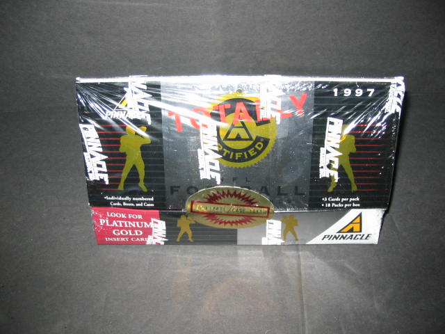 1997 Pinnacle Totally Certified Football Box
