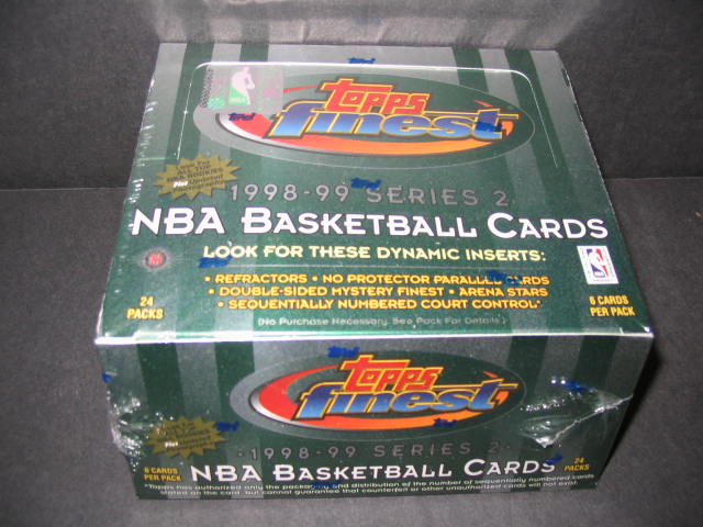 1998/99 Topps Finest Basketball Series 2 Box (Hobby)
