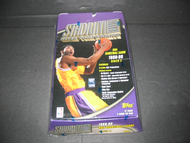 1998/99 Topps Stadium Club Basketball Series 2 Box (Hobby)
