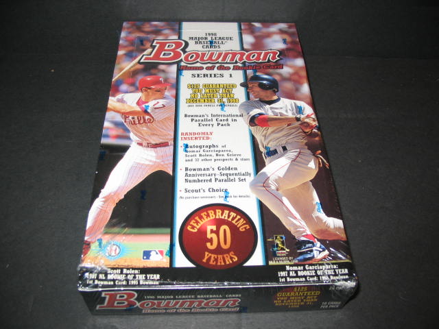 1998 Bowman Baseball Series 1 Box (Hobby)