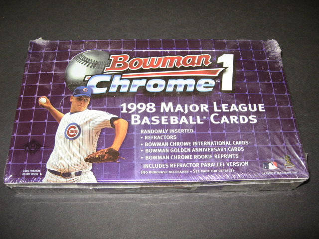 1998 Bowman Chrome Baseball Series 1 Box (Hobby)