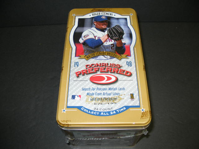 1998 Donruss Preferred Baseball Tin Box (Hobby)