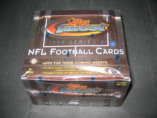 1998 Topps Finest Football Series 2 Box (Hobby)