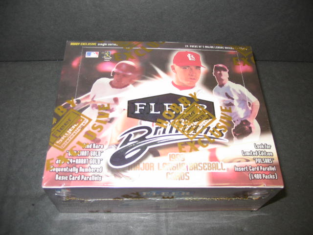 1999 Fleer Brilliants Baseball Box (Hobby)