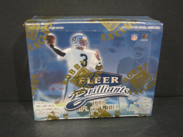 1998 Fleer Brilliants Football Box (Hobby)