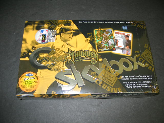 1998 Skybox Circa Thunder Baseball Box (Hobby)