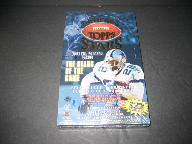 1998 Topps Stars Football Box (HTA)