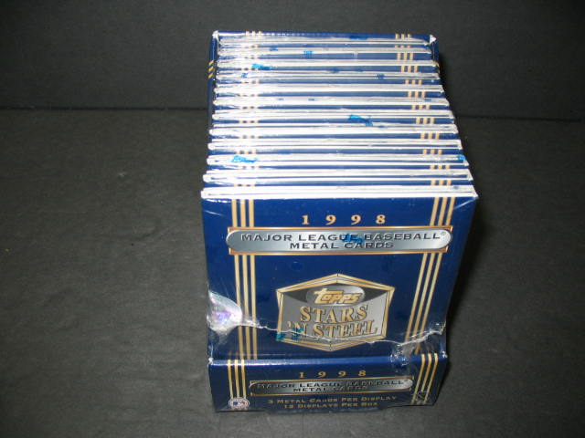 1998 Topps Stars 'N Steel Baseball Box