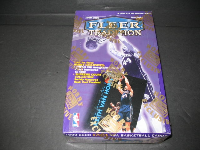 1999/00 Fleer Tradition Basketball Box (Hobby)