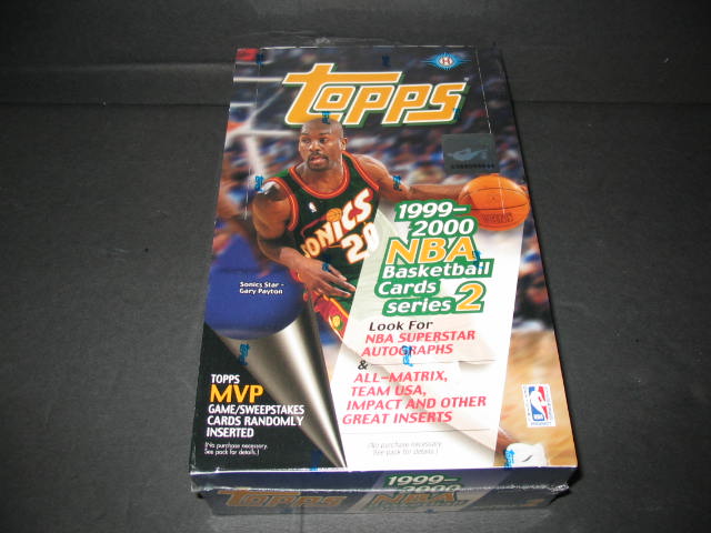 1999/00 Topps Basketball Series 2 Box (Hobby)