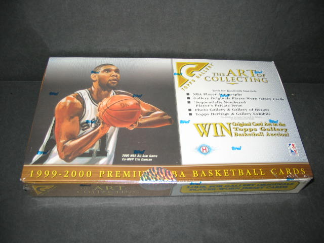 1999/00 Topps Gallery Basketball Box (Hobby)