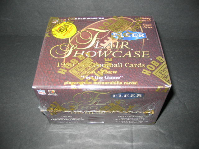 1999 Fleer Flair Showcase Football Box (Hobby)