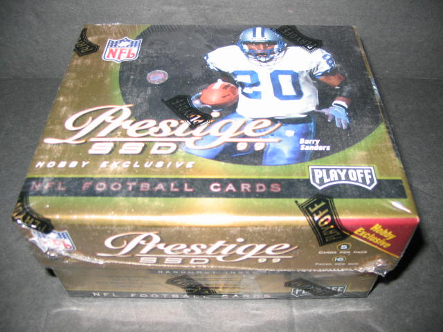 1999 Playoff Prestige SSD Football Box (Hobby)