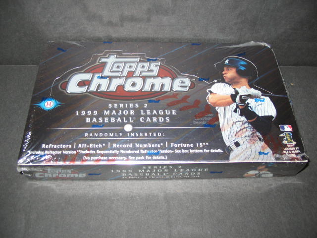 1999 Topps Chrome Baseball Series 2 Box (Hobby)