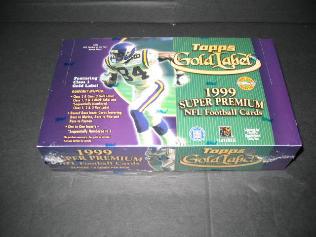 1999 Topps Gold Label Football Box (HTA)
