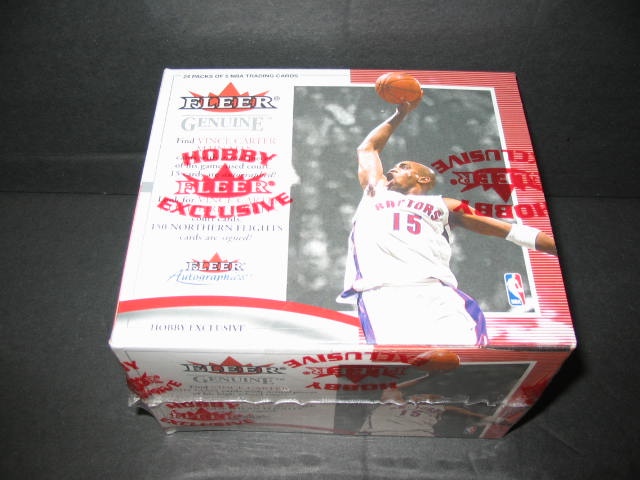 2000/01 Fleer Genuine Basketball Box (Hobby)