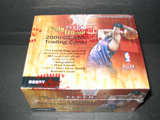 2000/01 Fleer Triple Crown Basketball Box (Hobby)
