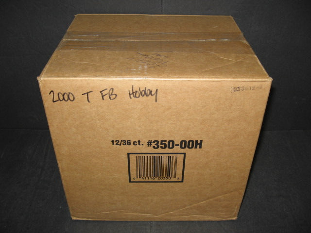 2000 Topps Football Case (Hobby) (12 Box)