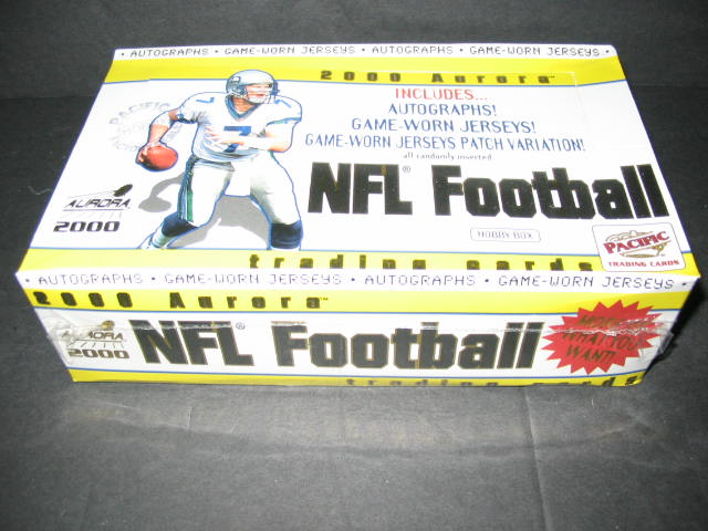 2000 Pacific Aurora Football Box (Hobby)