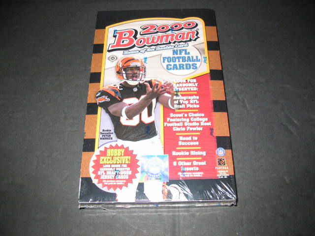 2000 Bowman Football Box (Hobby) (24/10)