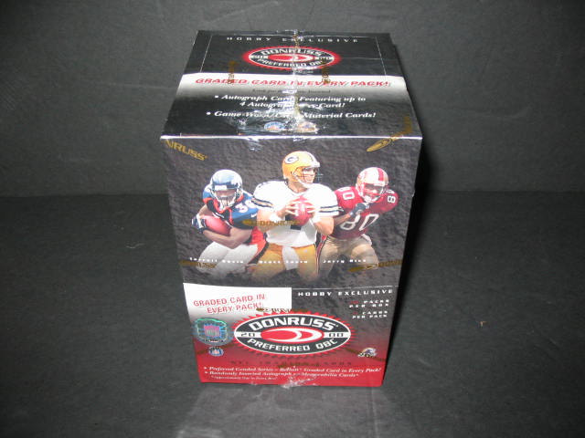 2000 Donruss Preferred QBC Football Box (Hobby)