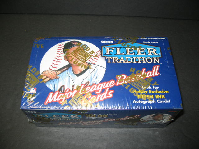 2000 Fleer Tradition Baseball Box (Hobby)