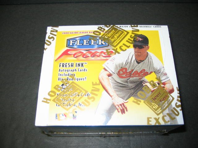 2000 Fleer Focus Baseball Box (Hobby)